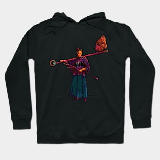 Scythe Togawa Shogunate Pixel Design - Board Game Inspired Graphic - Tabletop Gaming Hoodie